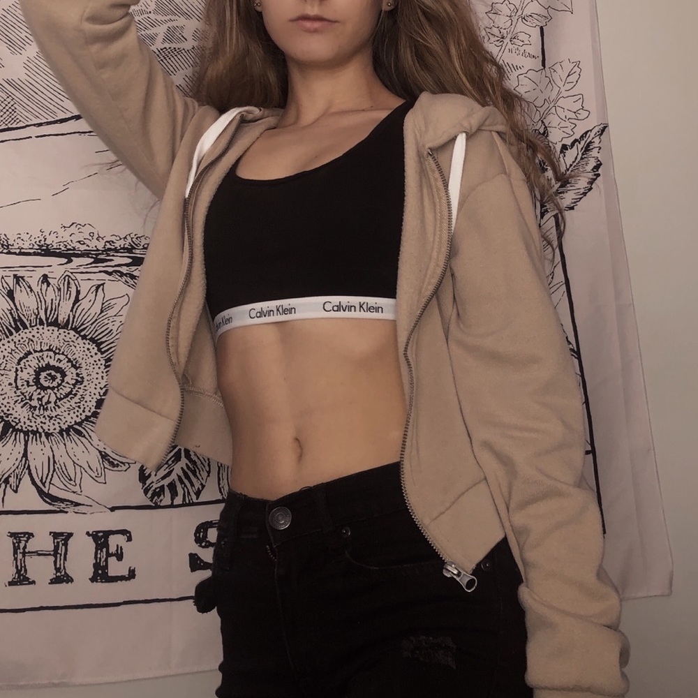 Tan hoodie